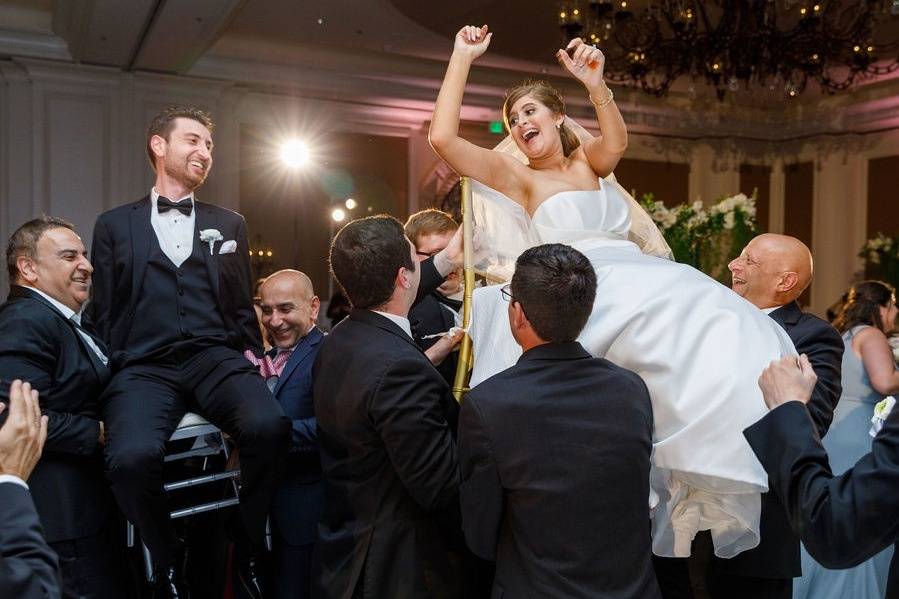 Cheers to the newlyweds