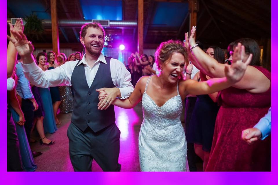 Give it up for the newlyweds