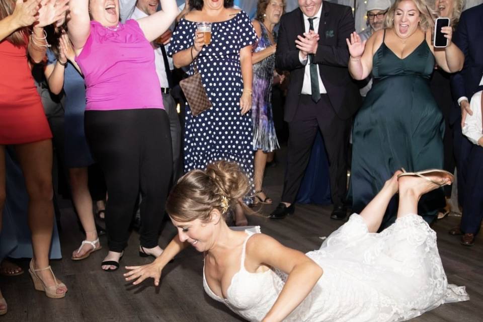 She has some serious moves