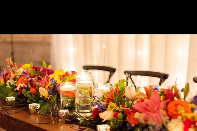 Head Table Flower Garland