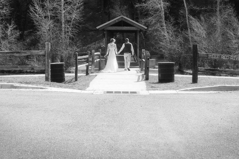 Covered bridge ceremony site