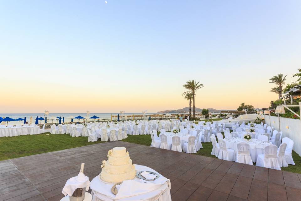 Wedding at ammades seaside