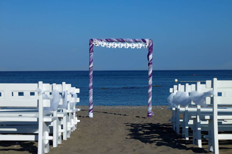 Wedding at ammades seaside