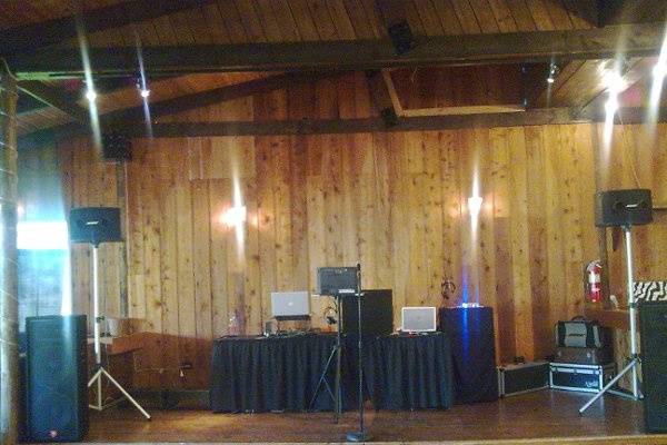 DJ setup