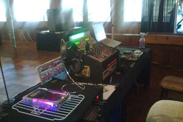 DJ setup