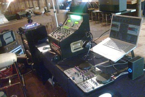 DJ setup
