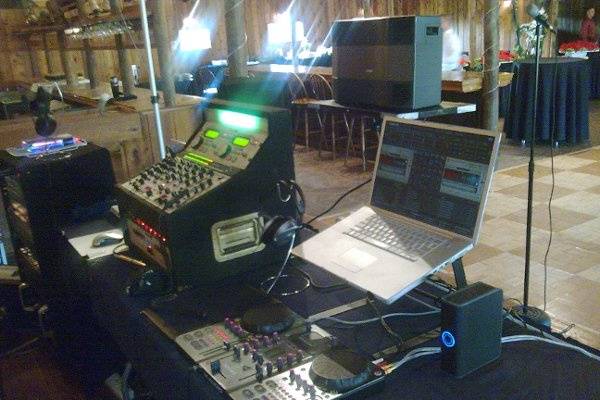 DJ setup