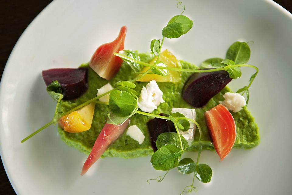 Salad--artful and flavorful