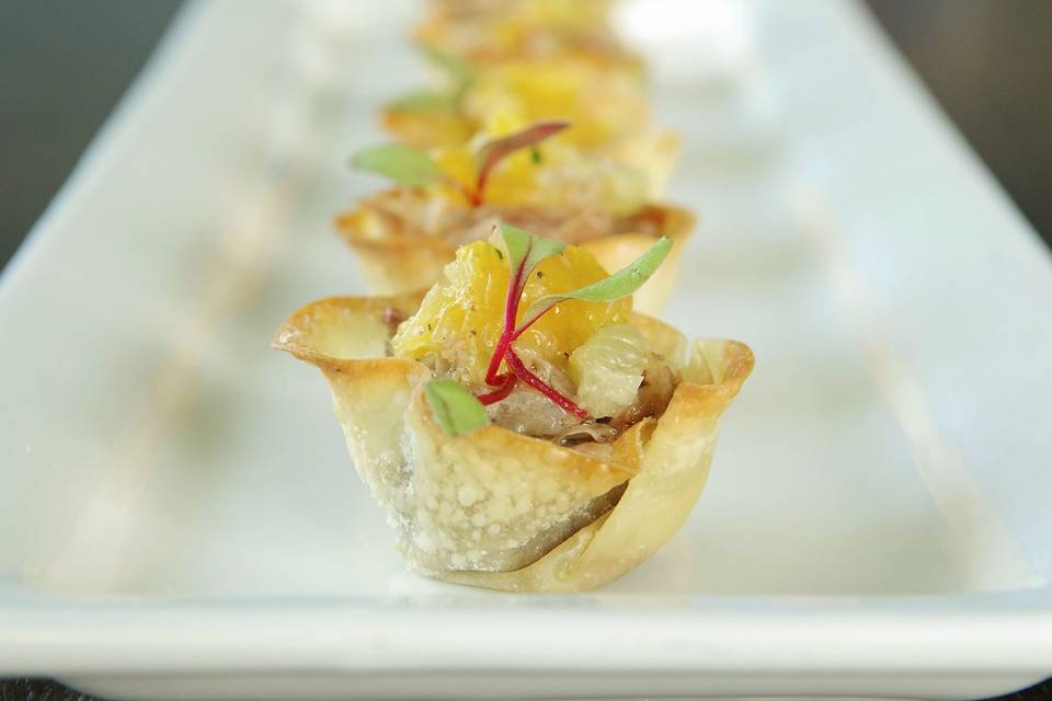 Tempting hors d'oeuvres