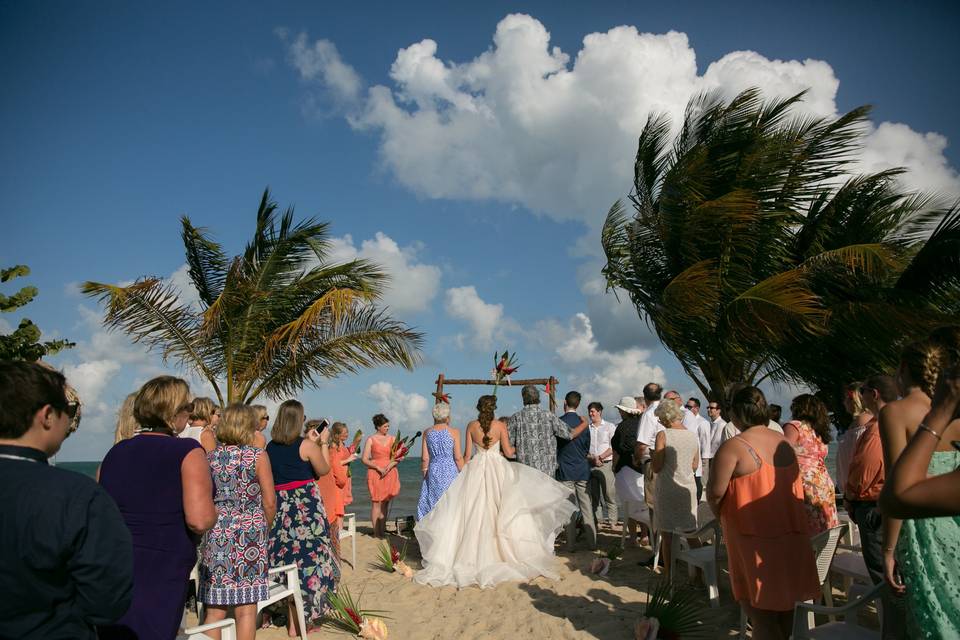 St Lucia Destination Wedding with stunning bride April!