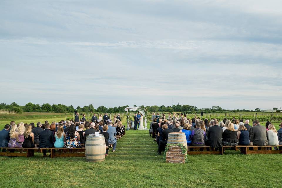 Outdoor ceremony