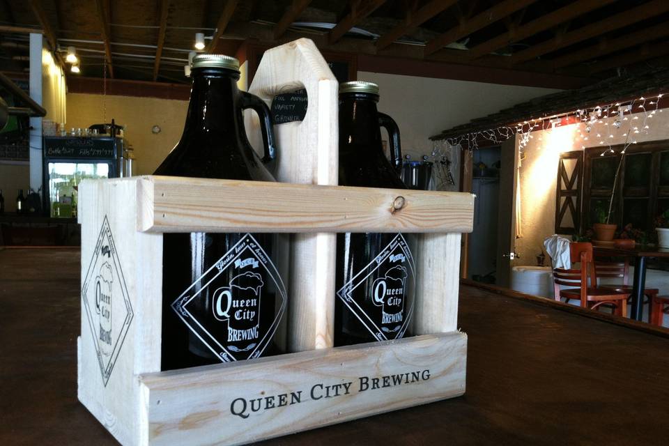 Growlers available to-go if you plan on having a wider selection of beers from other breweries as well.