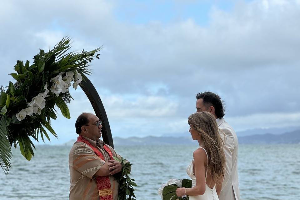 Beach ceremony