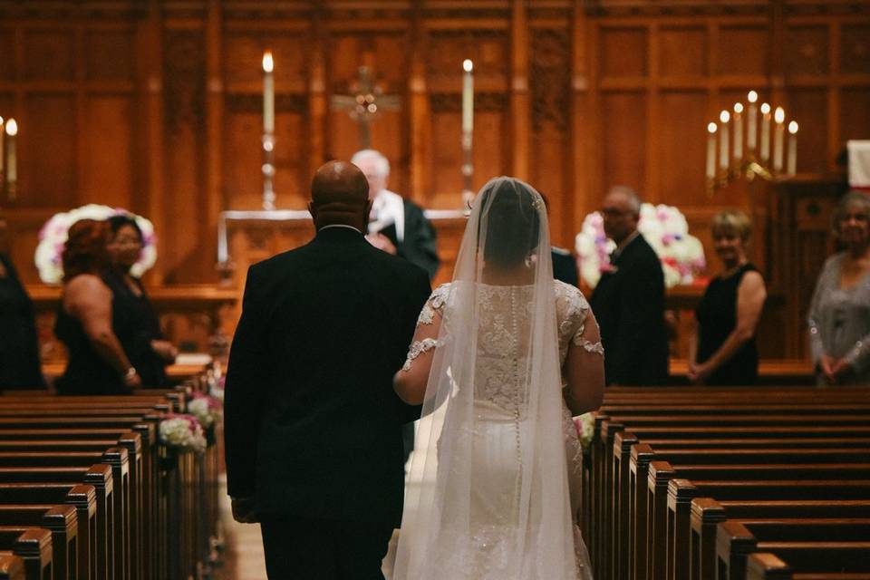 Ceremony with loved ones