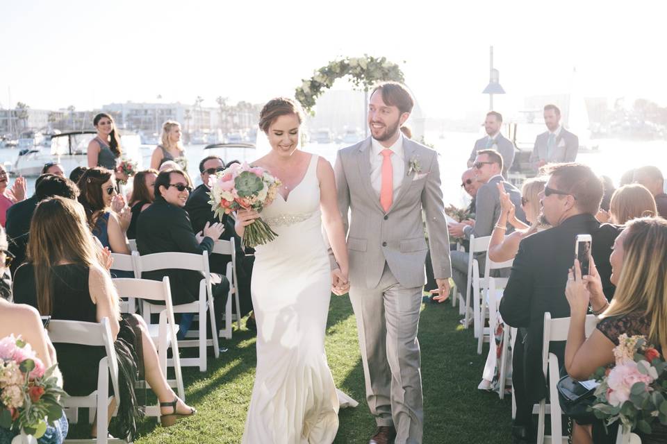 Walking down the aisle