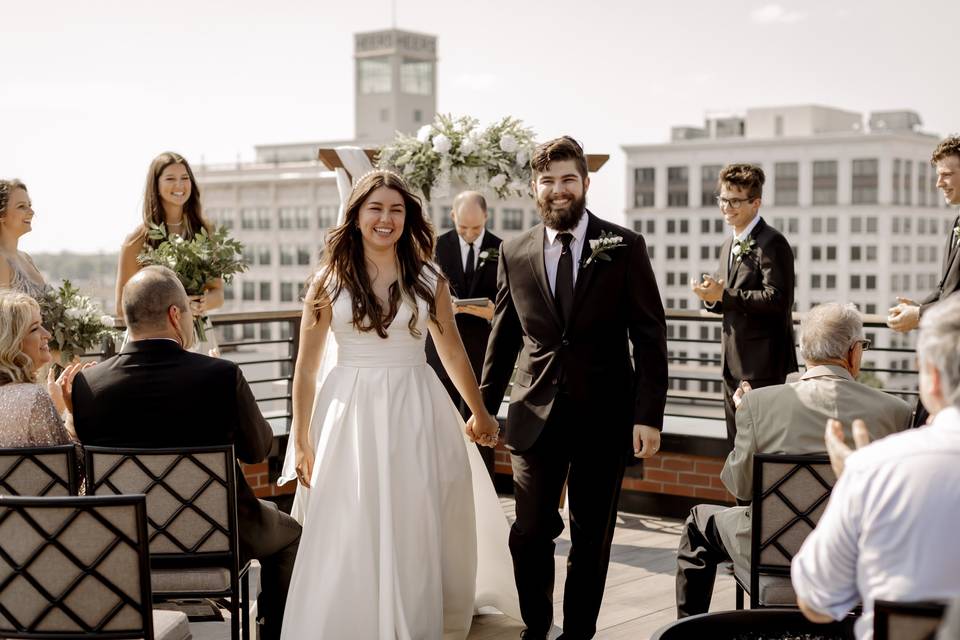 Vantage Rooftop wedding
