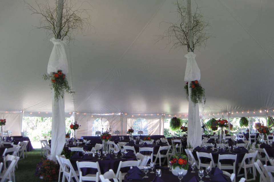 Tent interior