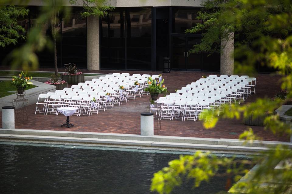 Wedding by the waters