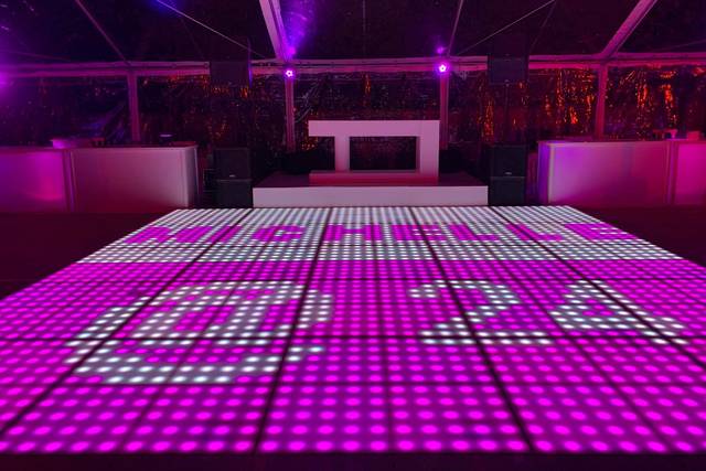 Customized dance floor