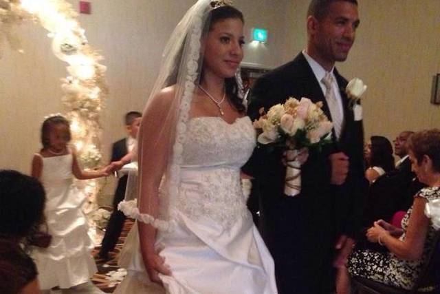 Walking down the aisle