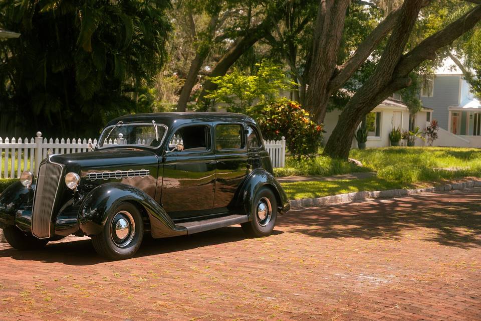 Vintage car front