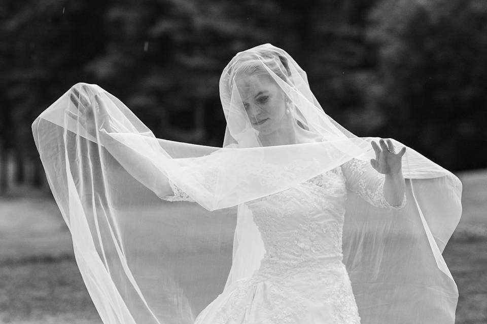 Ballerina On Her Wedding Day