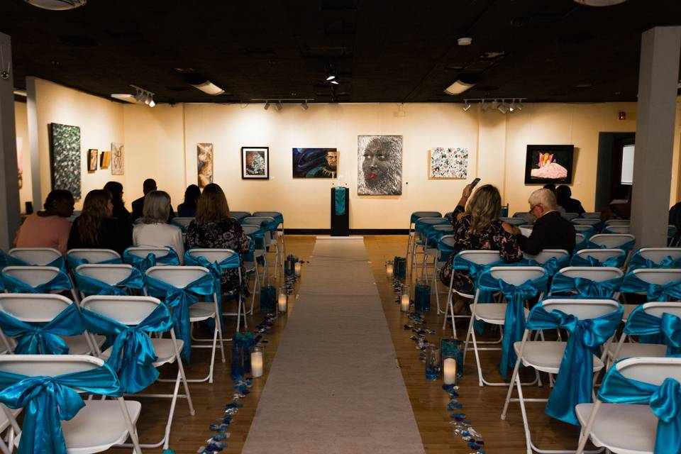 Upstairs Wedding Ceremony