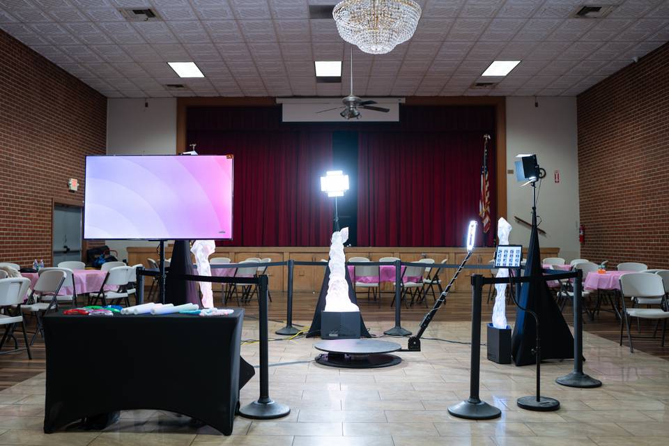 360 Photo Booth Setup