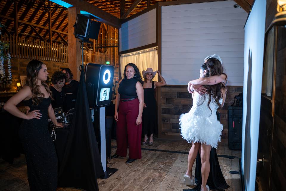Posing for Photo Booth