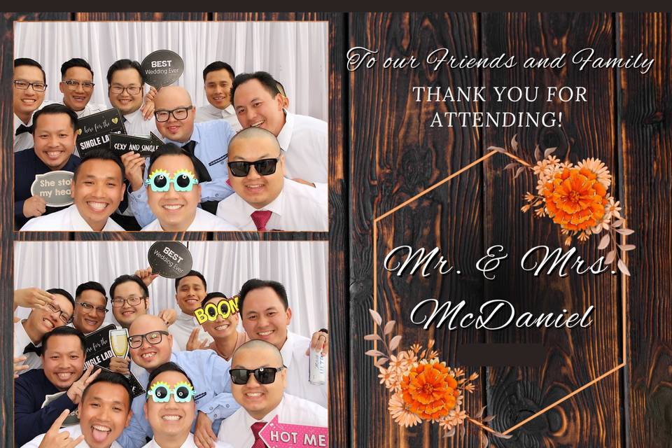 Wedding PhotoBooth Overlay