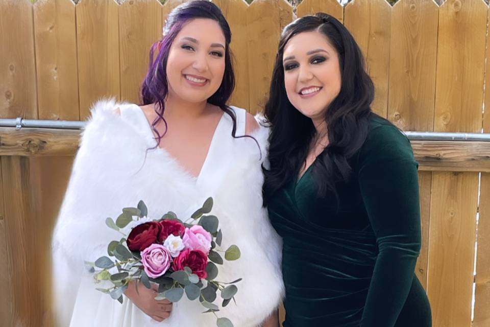 Bride and Sister