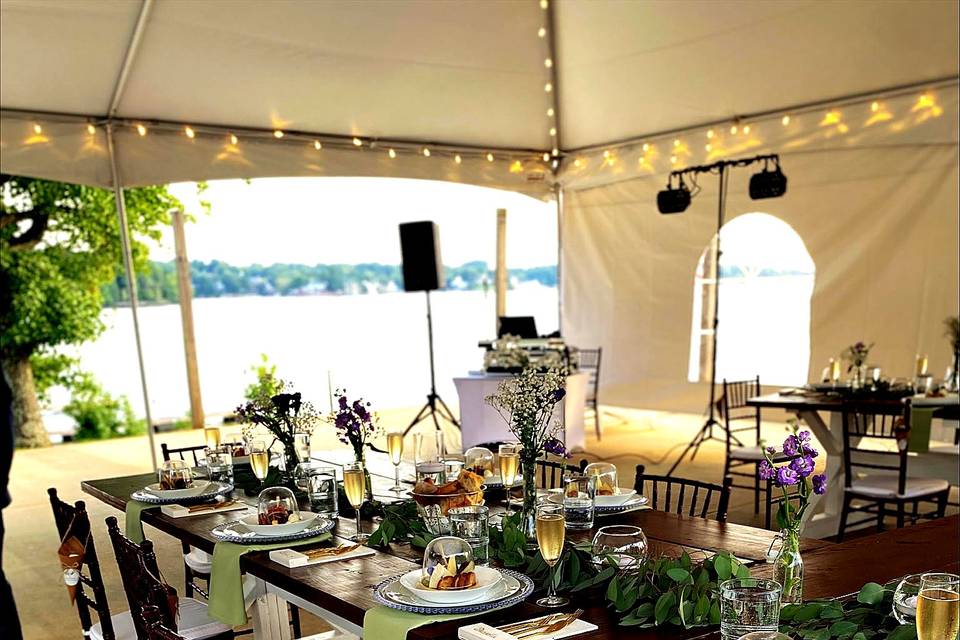 Venue Set-Up Centerpieces