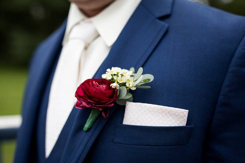 Groom boutonnière