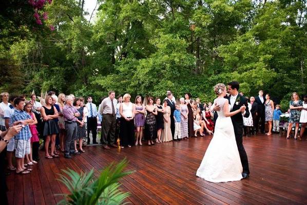 Wooden dance floor