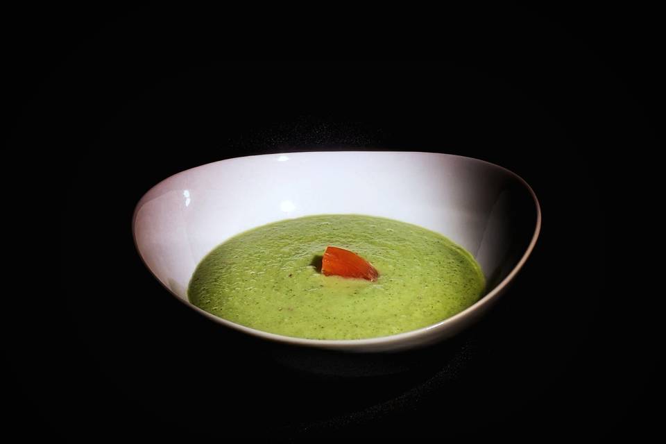 Chilled avocado soup