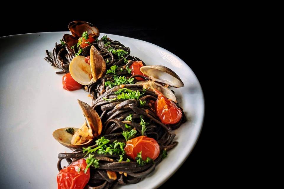 Squid ink pasta