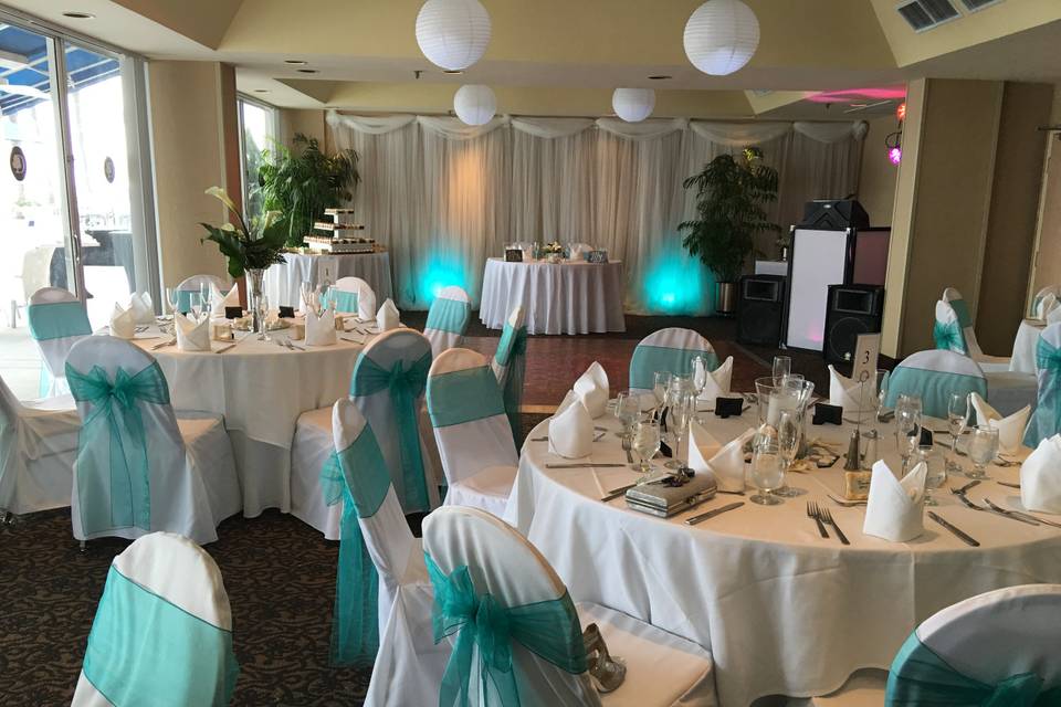 Teal reception