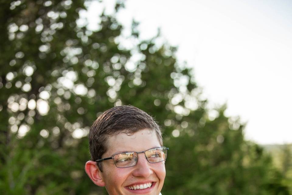 Portrait of groom