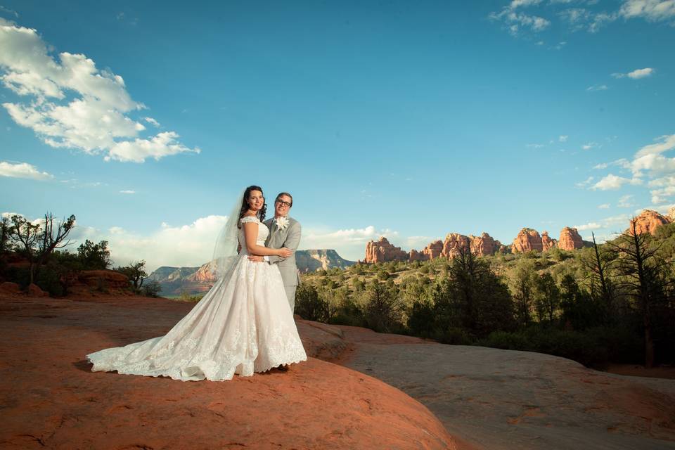 Kayla & Keegan Sedona Wedding