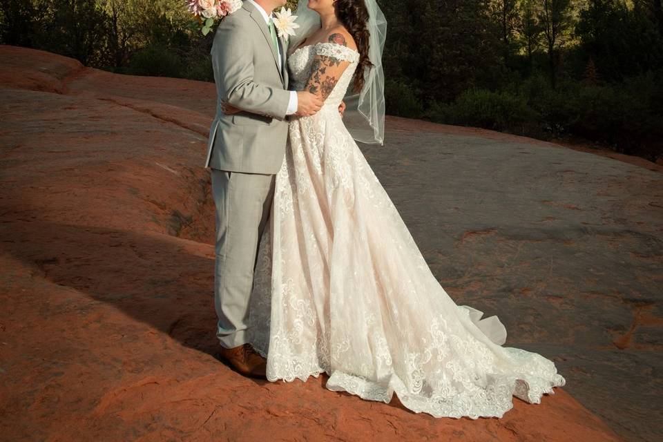 Kayla & Keegan Sedona Wedding