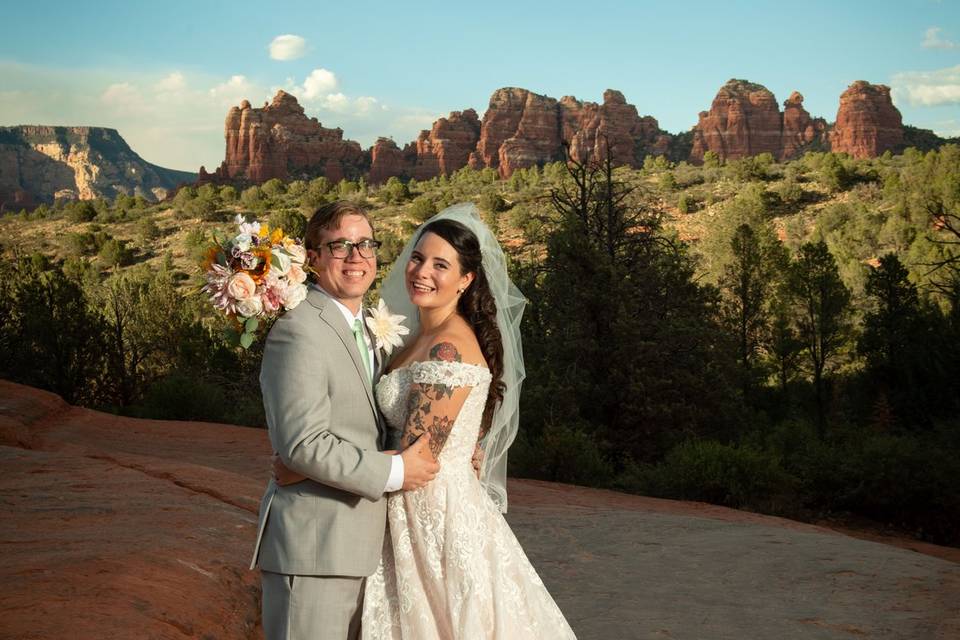 Kayla & Keegan Sedona Wedding