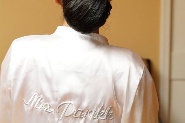 Bridal hair updo