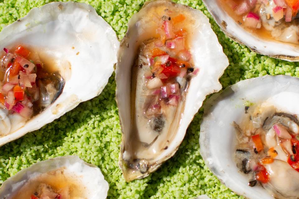 Oysters with Summer Mignonette