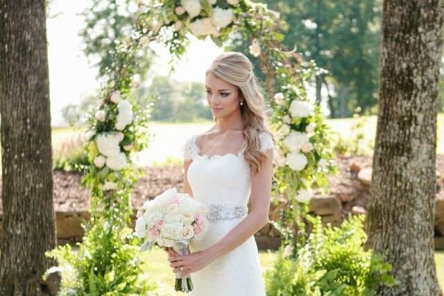 Bouquet and Bride