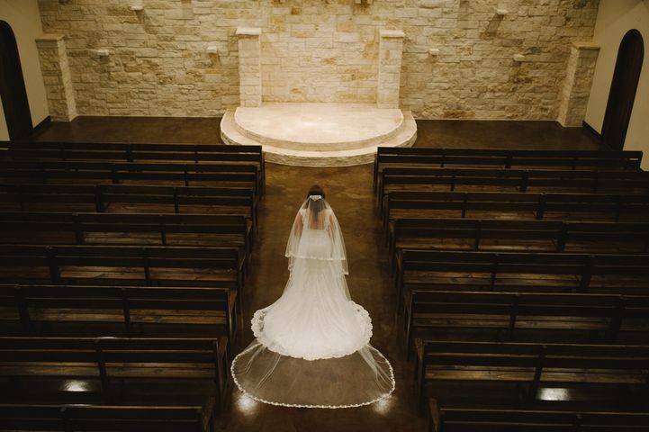 Here Comes the Bride in Chapel