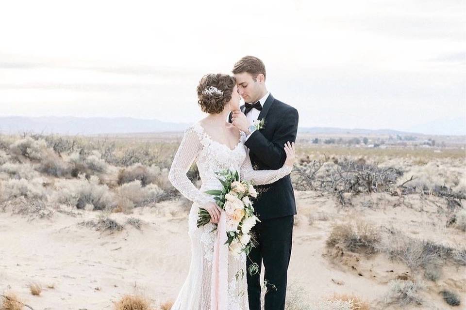 Couple in the desert