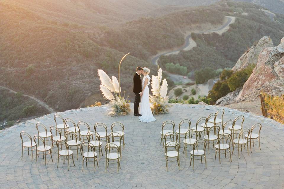 Ceremony on a mountain top