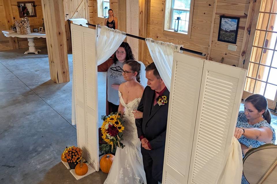 Inside ceremony option