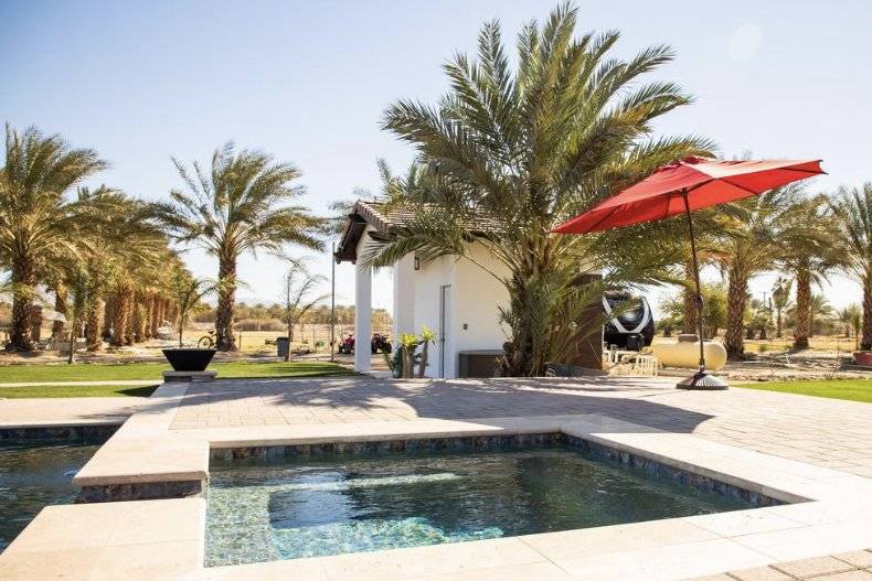 Elevated Pool patio deck