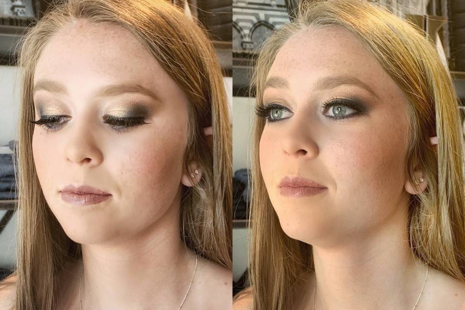 Prom makeup